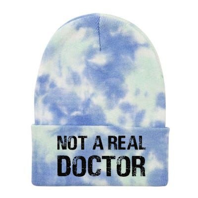 Not A Real Doctor Tie Dye 12in Knit Beanie