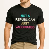 Not A Republican Just Vaccinated Cooling Performance Crew T-Shirt