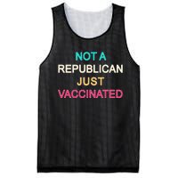 Not A Republican Just Vaccinated Mesh Reversible Basketball Jersey Tank