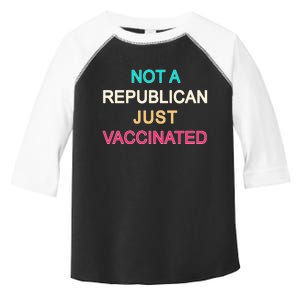 Not A Republican Just Vaccinated Toddler Fine Jersey T-Shirt