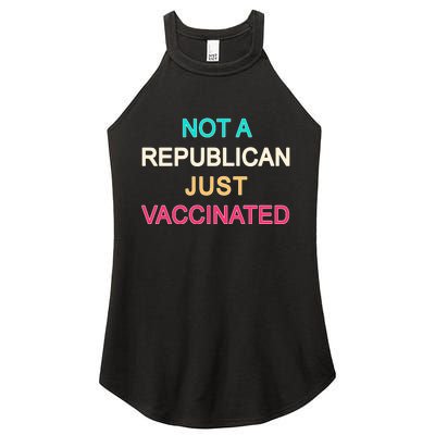 Not A Republican Just Vaccinated Women's Perfect Tri Rocker Tank