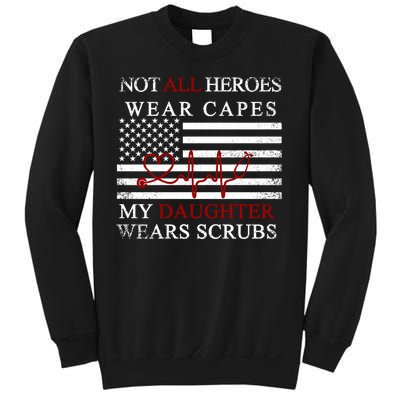 Not All Heroes Wear Capes American Nurses Sweatshirt