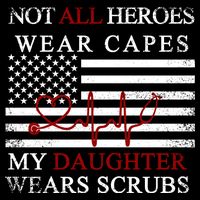 Not All Heroes Wear Capes American Nurses Sustainable Bucket Hat