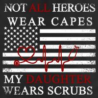 Not All Heroes Wear Capes American Nurses Adult Drive Performance Visor