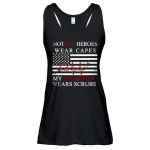 Not All Heroes Wear Capes American Nurses Ladies Essential Flowy Tank