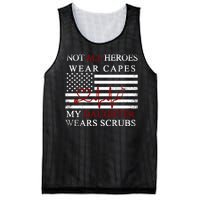 Not All Heroes Wear Capes American Nurses Mesh Reversible Basketball Jersey Tank