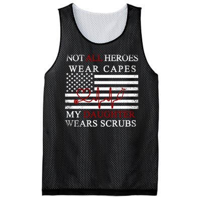 Not All Heroes Wear Capes American Nurses Mesh Reversible Basketball Jersey Tank