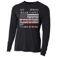 Not All Heroes Wear Capes American Nurses Cooling Performance Long Sleeve Crew