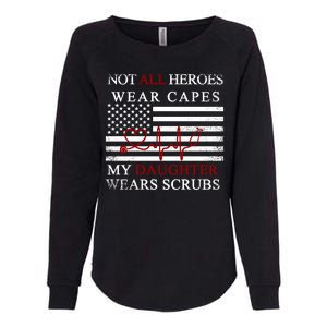 Not All Heroes Wear Capes American Nurses Womens California Wash Sweatshirt