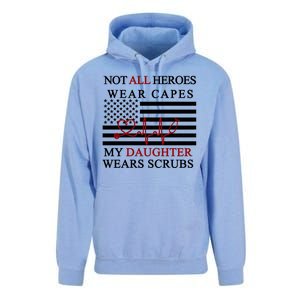 Not All Heroes Wear Capes American Nurses Unisex Surf Hoodie