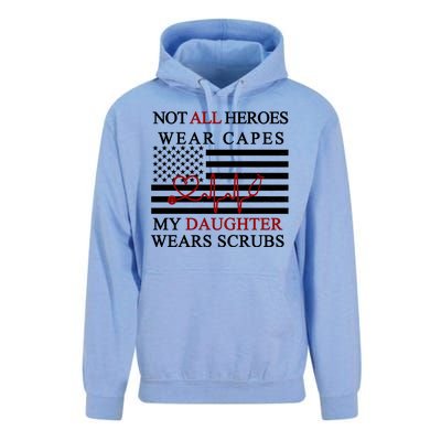 Not All Heroes Wear Capes American Nurses Unisex Surf Hoodie