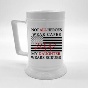 Not All Heroes Wear Capes American Nurses Beer Stein