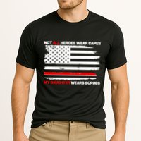 Not All Heroes Wear Capes My Daughter Wears Scrubs Cooling Performance Crew T-Shirt