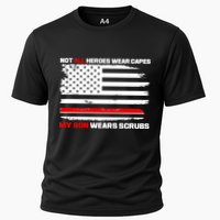 Not All Heroes Wear Capes My Son Wears Scrubs Cooling Performance Crew T-Shirt