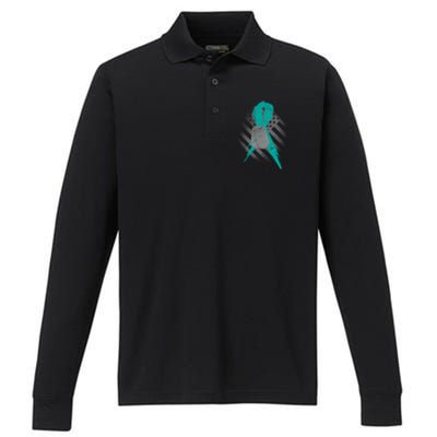 Not All Pain Is Physical Performance Long Sleeve Polo