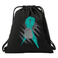 Not All Pain Is Physical Drawstring Bag