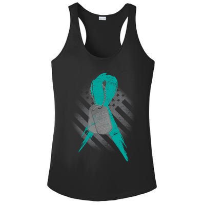Not All Pain Is Physical Ladies PosiCharge Competitor Racerback Tank