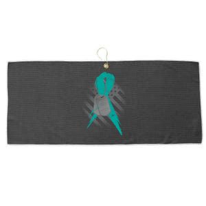 Not All Pain Is Physical Large Microfiber Waffle Golf Towel