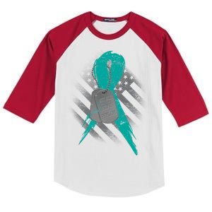 Not All Pain Is Physical Kids Colorblock Raglan Jersey