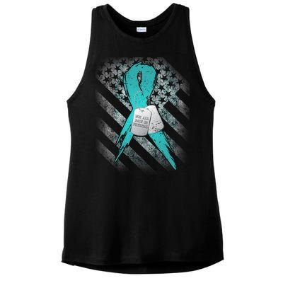 Not All Pain is Physical PTSD Awareness Ladies PosiCharge Tri-Blend Wicking Tank