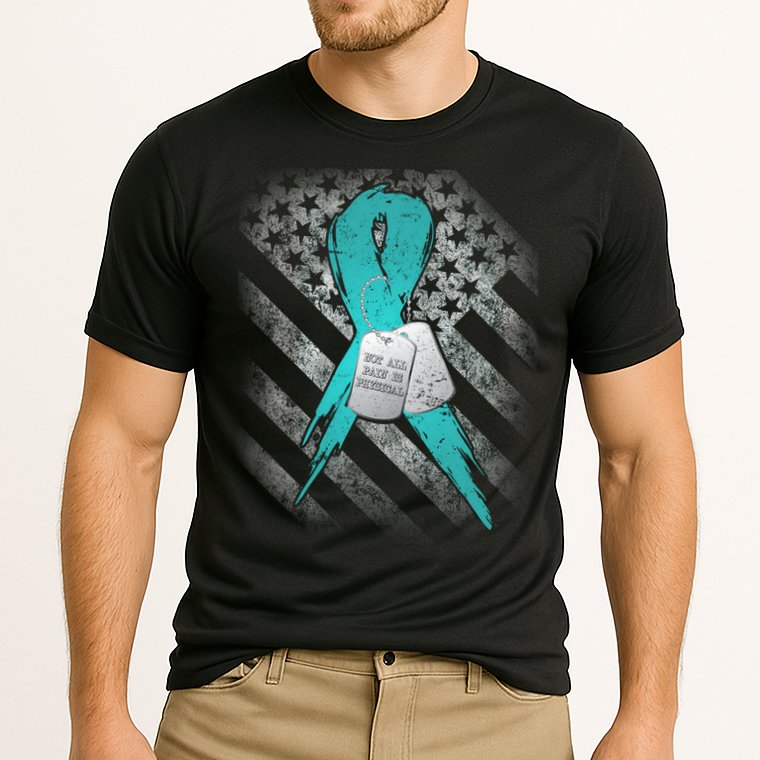Not All Pain is Physical PTSD Awareness Performance Shirt