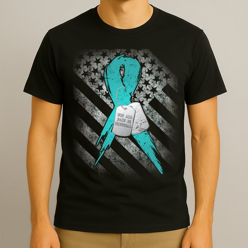 Not All Pain is Physical PTSD Awareness T-Shirt