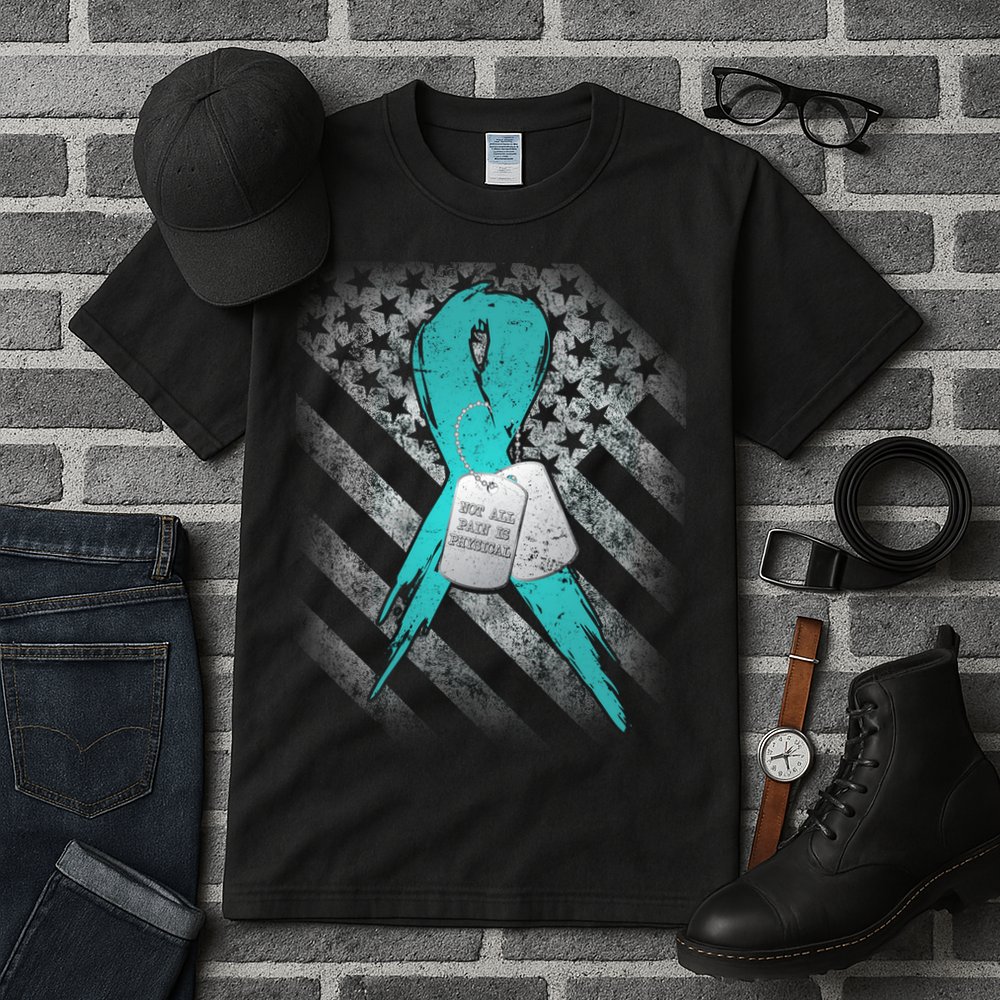 Not All Pain is Physical PTSD Awareness Tall T-Shirt