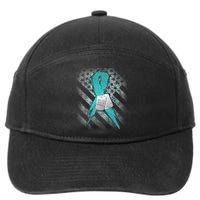 Not All Pain is Physical PTSD Awareness 7-Panel Snapback Hat