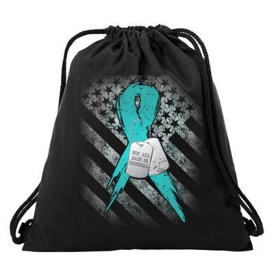 Not All Pain is Physical PTSD Awareness Drawstring Bag
