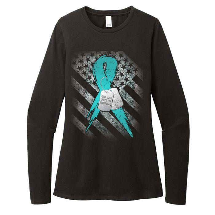 Not All Pain is Physical PTSD Awareness Womens CVC Long Sleeve Shirt