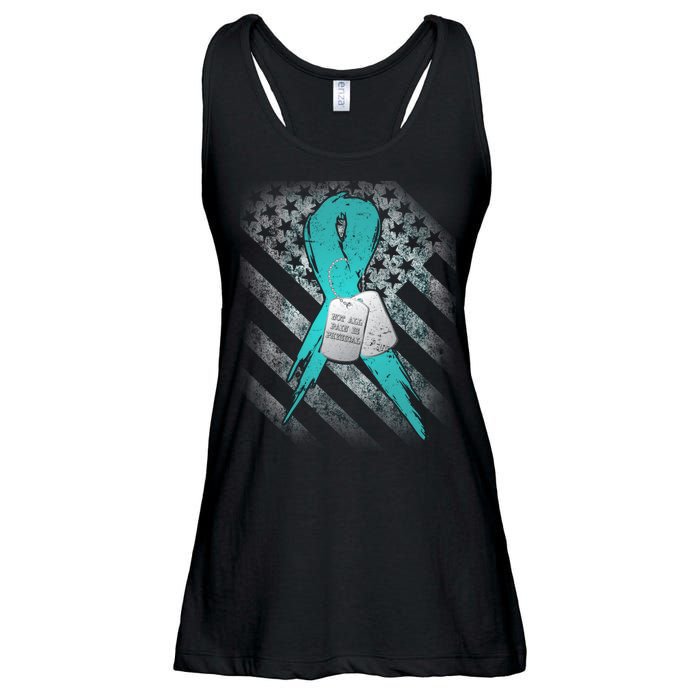 Not All Pain is Physical PTSD Awareness Ladies Essential Flowy Tank