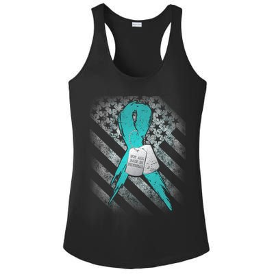 Not All Pain is Physical PTSD Awareness Ladies PosiCharge Competitor Racerback Tank