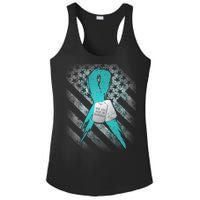 Not All Pain is Physical PTSD Awareness Ladies PosiCharge Competitor Racerback Tank