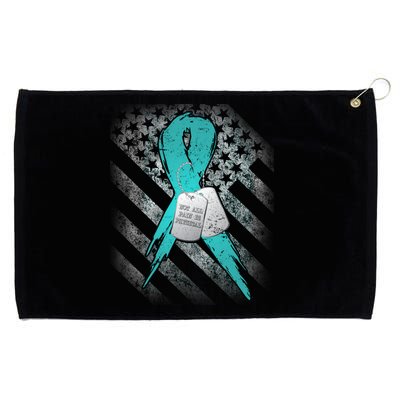 Not All Pain is Physical PTSD Awareness Grommeted Golf Towel