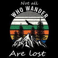 Not All Who Wander Are Lost Cooling Performance Long Sleeve Crew