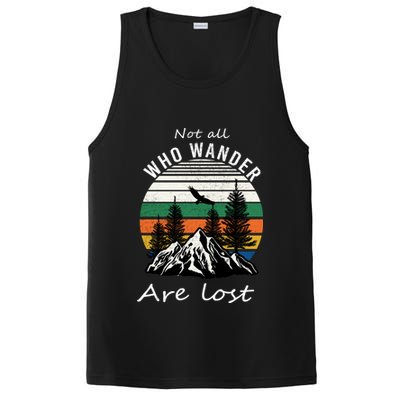 Not All Who Wander Are Lost PosiCharge Competitor Tank