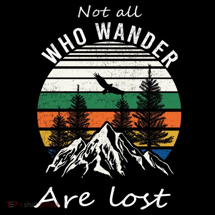 Not All Who Wander Are Lost Visor