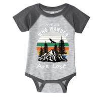 Not All Who Wander Are Lost Infant Baby Jersey Bodysuit