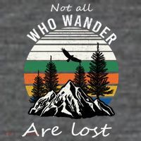 Not All Who Wander Are Lost Short Acrylic Beanie