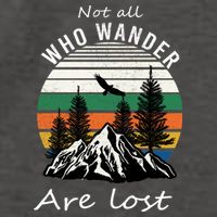 Not All Who Wander Are Lost Vector Backpack