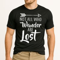 Not All Who Wander Are Lost Hiking Cooling Performance Crew T-Shirt