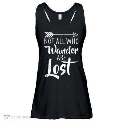 Not All Who Wander Are Lost Hiking Ladies Essential Flowy Tank
