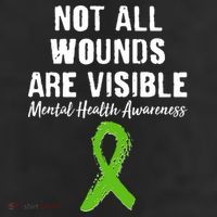 Not All Wounds Are Visible Mental Health Awareness Cool Comfort Performance Bucket Hat