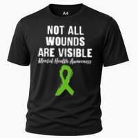 Not All Wounds Are Visible Mental Health Awareness Cooling Performance Crew T-Shirt