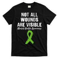 Not All Wounds Are Visible Mental Health Awareness T-Shirt