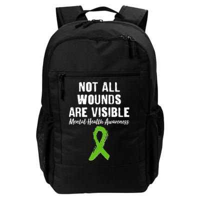 Not All Wounds Are Visible Mental Health Awareness Backpack