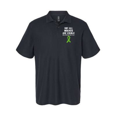 Not All Wounds Are Visible Mental Health Awareness Polo