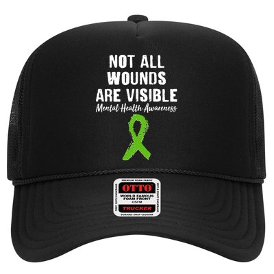 Not All Wounds Are Visible Mental Health Awareness Trucker Hat