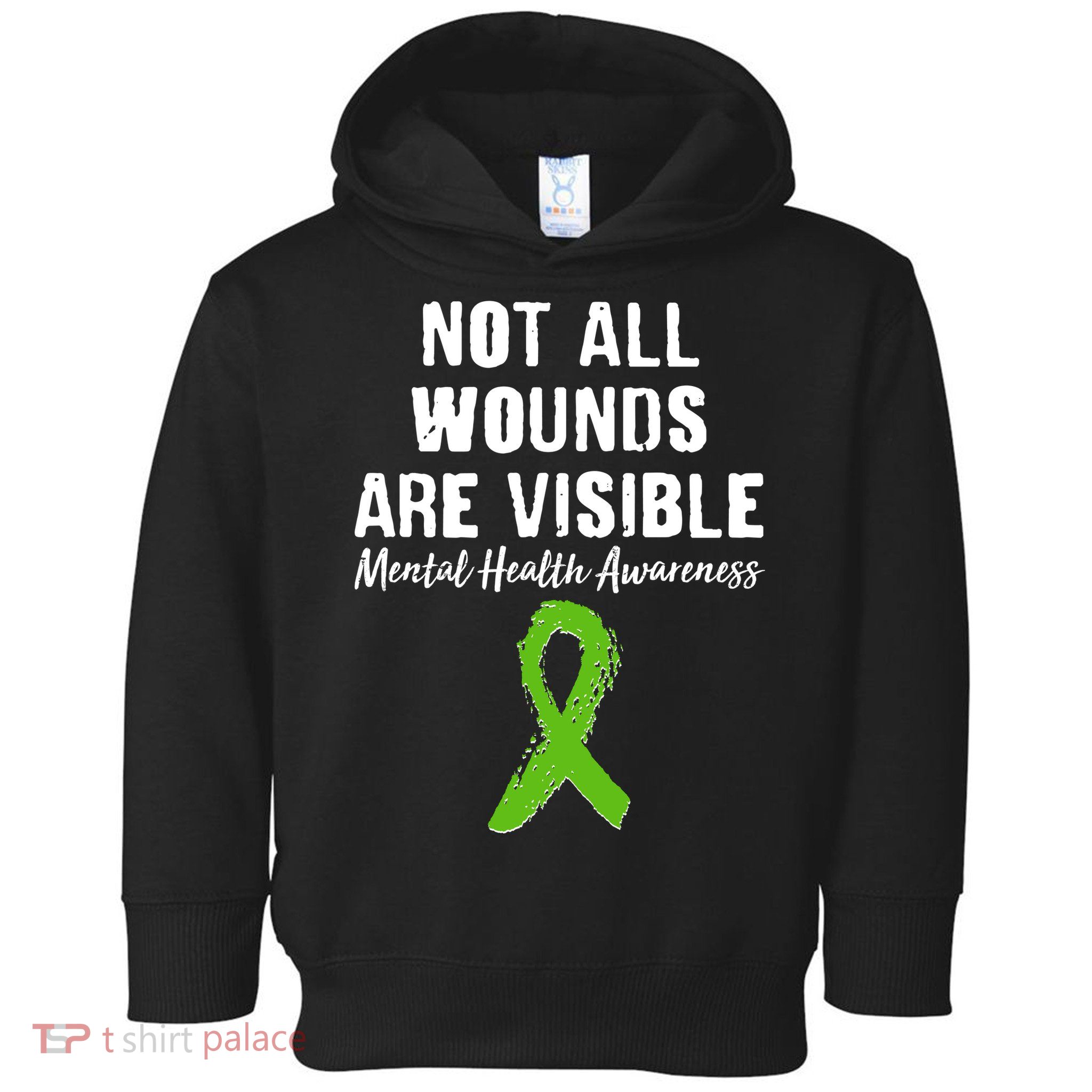 Not All Wounds Are Visible Mental Health Awareness Toddler Hoodie
