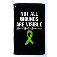 Not All Wounds Are Visible Mental Health Awareness Golf Towel